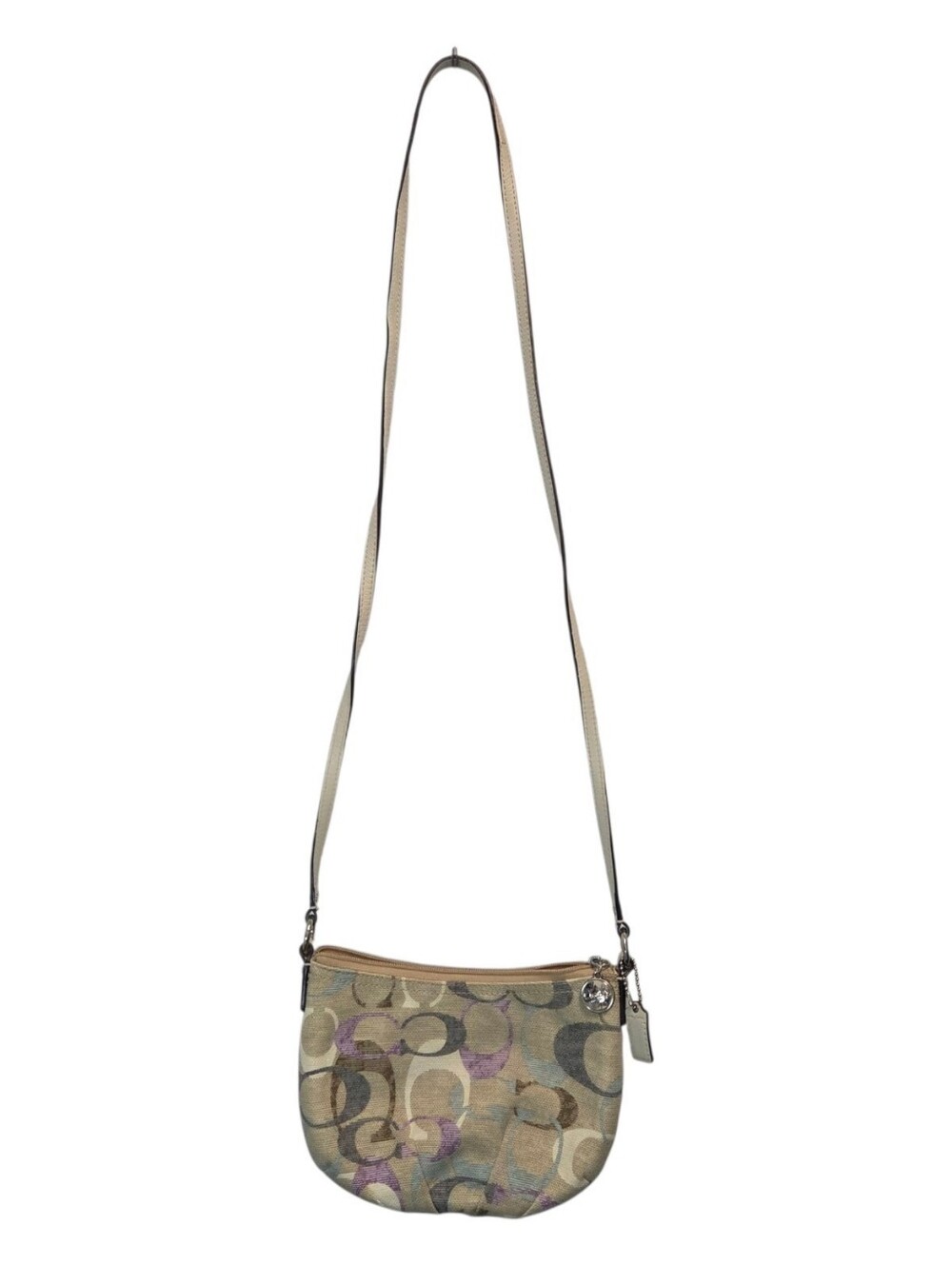Vintage Y2K Coach Signature Soho Optic Art Crossbody Bag Small Multi-color